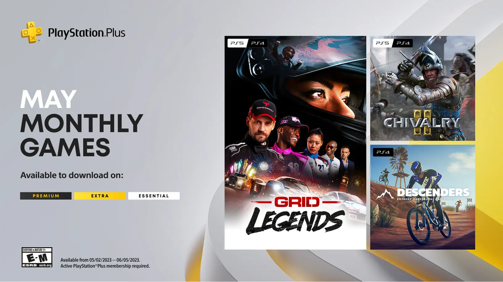 PlayStation | PlayStation Plus Monthly Games for May: GRID Legends ...